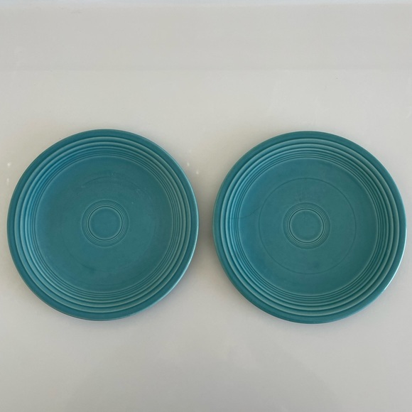Fiestaware Dining Vintage Turquoise Fiestaware Plates Poshmark